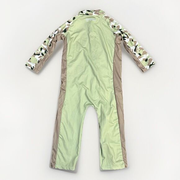Stonzwear Size 3T Long Sleeve Pant Rash Guard Green Camoflauge - Picture 2 of 7